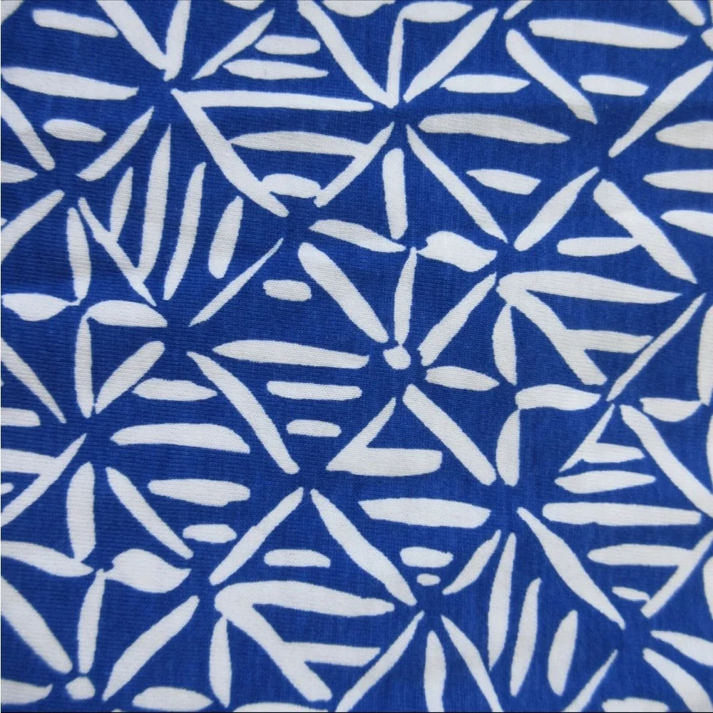 LILLY PULITZER ETTA CORSICA BLUE EASY PEASY White Pima Cotton POM POM DRESS M - Picture 4 of 10